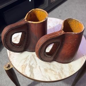 VTG Leather Tankards